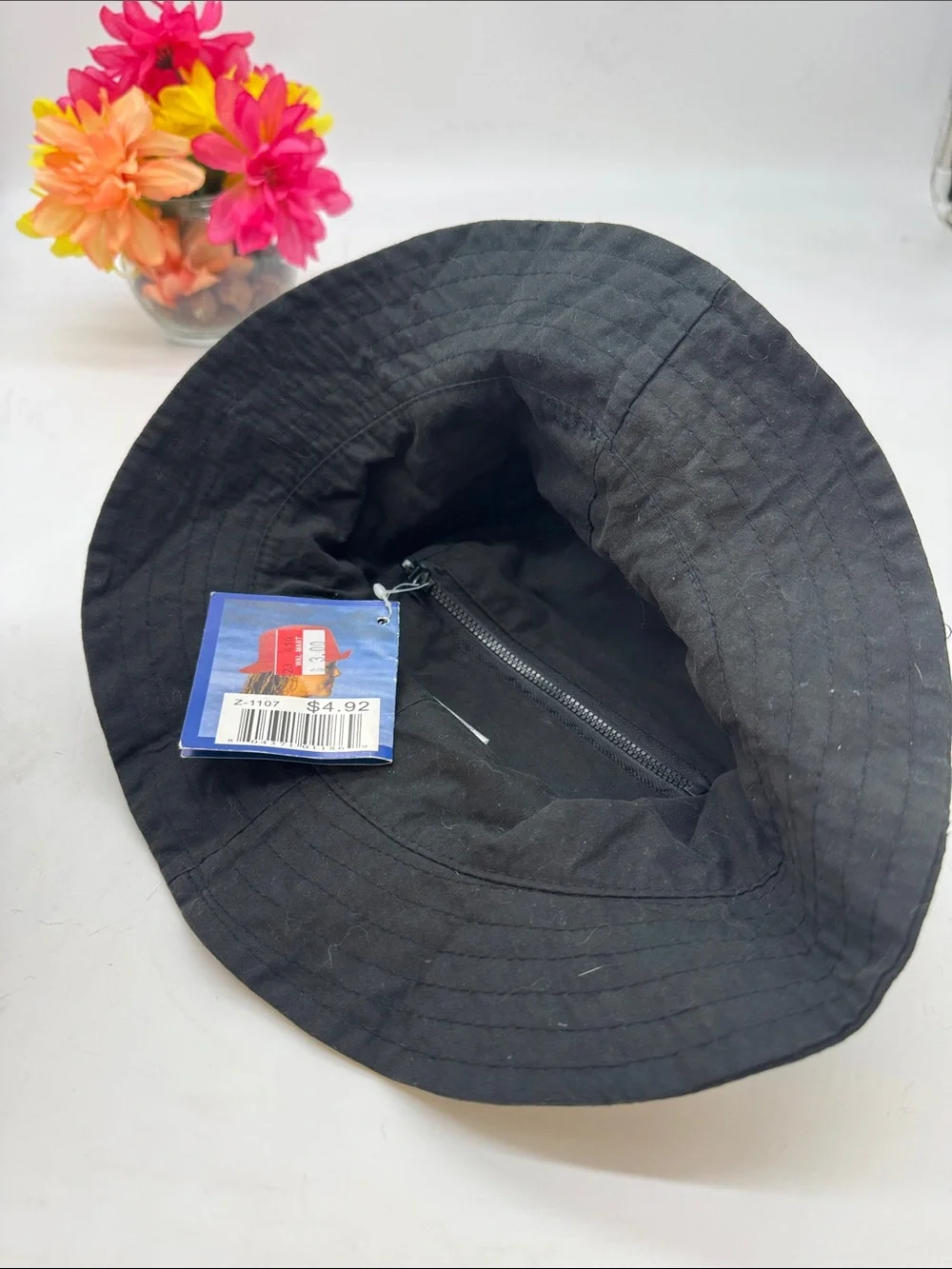 Black Accent Bucket Hat - Women